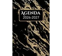 Agenda 2026-2027: Semainier et Journalier Français de 2 ans | Planificateur Hebdomadaire A5 avec Horaire du premier Janvier 2026 au 31 Décembre 2027 | ... de chaque Mois & Pages Notes | 286 Pages.