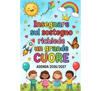 Agenda 2026 2027 Settimanale: Regalo maestra di sostegno fine anno