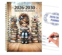 Agenda 2026-2030 à pour de projet | Planificateur d'horaire 5 ans pour étudiants, entrepreneurs, enseignants, indépendants, consultants, cadres, maison, école