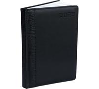 Agenda 2026 A5 Aspect Cuir ¿ 1 Jour Et 1 Page Lundi (Sa & So 1 Page), Agenda 2026 Et Agenda Journalier À Couverture Rigide, Calendrier De Bureau Avec Aperçu De L'année 2026