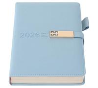 Agenda 2026, Agenda Académique 2026 A5 Une Page par Jour, Planificateur Annuel Jan-Déc 2026, Planificateur Quotidien et Mensuel de Productivité avec Porte-Stylo, Onglets Mensuels Colorés, Poche