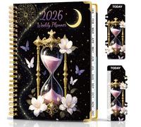 Agenda 2026, Agenda Semainier à Suivre De Janv 2026 à Déc 2026, A5 Carnet de Notes avec Onglets Mensuels, 21,5 x 16 cm Planner pour l'École et le Bureau