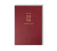 Agenda 2026 avec 320 pages en cuir végétalien avec planification quotidienne, hebdomadaire et mensuelle - Agenda semainier 2026 - Agenda semainier 2026 - Selfcare - Objectifs, rêves - Carnet annuel