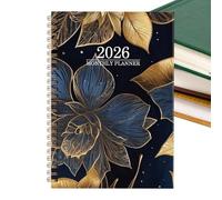 Agenda 2026 | avec agenda de dates Calendrier Planification hebdomadaire Maison École Salle Étude Travail Rendez-vous Noël académique Anniversaire Livre planification du journal cahier '