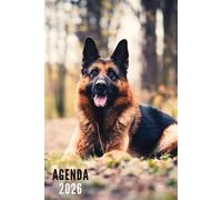 Agenda 2026: Berger Allemand - Semainier et Mensuel de Janvier à Décembre 2026 | Idéal pour Les Étudiants, Professionnels et Particuliers | Calendrier, Liste de Contacts, Notes - Petit Format de Poche
