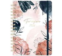 Agenda 2026 - Calendrier 2026 de janvier à décembre 2026, format A5, avec poche intérieure, fermeture élastique, calendrier 2026, 21,3 x 14,7 cm