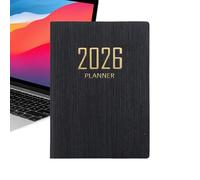 Agenda 2026 - Carnet de notes format A7 en anglais - Organiseur portable de 365 jours - Outil de planification compact - Accessoire de suivi des objectifs quotidiens - Utilisation sur le lieu de