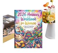 Agenda 2026 - Carnet de travail pour définir de nouvelles passions - Planificateur pour progrès et objectifs - Cadeau pour petite amie, amies et bureau à domicile