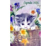 Agenda 2026 Chat: Planificateur Journalier Grand Format | 365 Jours de Douceur Féline | 1 Page par Jour avec Heures | Cadeau Amoureux des Chats: ... artistique exclusive par Cécile Gouthière