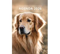 AGENDA 2026 - CHIEN: Petit format de poche | 4 langues | Janvier à Décembre 2026 | 52 semaines | 1 semaine sur 2 pages | Format pratique 10x15 cm, 115 pages | Fantaisie, original | Cadeau à offrir