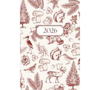 Agenda 2026 Collection Nature Rouge | Une page par jour | Organisateur Quotidien Janvier à Décembre 2026 | Planning, Notes & Objectifs: pratique et clair pour une organisation efficace au jour le jour