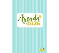 Agenda 2026 de Limones: Planificador Anual de 12 Meses.: 120 páginas, diseño de limones color menta, organización diaria y semanal, tamaño 6x9