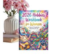 Agenda 2026 dédié aux femmes, cahier d'exercices pour loisirs féminins, manuel des passe-temps féminins, pour femmes, copines, amies et bureau à domicile