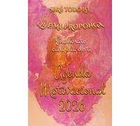 Agenda 2026 dia por pagina. Agenda Motivacional 2026: Seré todo lo que me proponga. Corazón Rosa