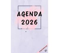 AGENDA 2026 Diseño Watercolor: Planificador diario, semanal y mensual para todo el año 2026 | Formato libro de tapa blanda | Tamaño A5 | Semana de Lunes a Domingo