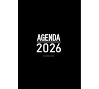 Agenda 2026 giornaliera a4: 1 pagina per giorno - 12 mesi e 365 giorni con To Do List e Obiettivi - Formato Grande Nera| Idea Regalo.