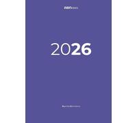 Agenda 2026 Giornaliera B5 Viola Rigida ABNotes: Planner Un Giorno per Pagina, Spazio Note, Calendario Mensile - Organizer Professionale Italiano - Carta Bianca Spessa, Minimalista