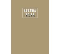 Agenda 2026 Giornaliera: Planner di 12 Mesi da Gennaio a Dicembre in formato A5