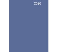 Agenda 2026 : journalier, 1 page par jour avec heure et demi-heure, 12 mois, de janvier 2026 à décembre 2026, Agenda format A4, aussi pour cabinet ou thérapeute ou infirmière: Avec planning annuel