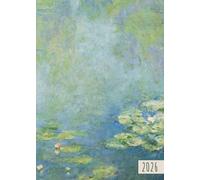 Agenda 2026 - Monet: Organisez votre journée, boostez votre productivité et optimisez votre temps grâce au planificateur semainier horizontal au format A5