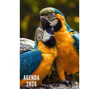Agenda 2026: Oiseaux - Semainier et Mensuel de Janvier à Décembre 2026 | Idéal pour Les Étudiants, Professionnels et Particuliers | Calendrier, Liste de Contacts, Notes - Petit Format de Poche