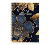 Agenda 2026 - Organiseur mensuel - Grand journal de planification journal, carnet de planification | Compagnon de gestion du temps pour la maison, le bureau, la salle de classe, les études