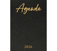 Agenda 2026: Organisez votre journée, boostez votre productivité et optimisez votre temps grâce au planificateur semainier vertical au format A5