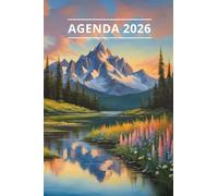 AGENDA 2026 - PAYSAGE MONTAGNE: Petit format de poche | 4 langues | Janvier à Décembre 2026 | 52 semaines | 1 semaine sur 2 pages | Format pratique ... pages | Fantaisie, original | Cadeau à offrir