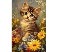 Agenda 2026: Petit format de poche, Semainier, Planificateur hebdomadaire, Format 10x15 cm, 116 pages sur papier crème 90g/m², chat