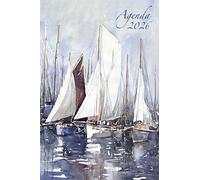 AGENDA 2026 PHILIPPE VANDENBERGHE - VOILIER -AQUARELLE - PEINTRE CROZON - BRETAGNE - VIEUX GREEMENTS - (AJ85)+ offert un agenda de poche 2026