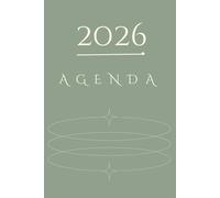 Agenda 2026: Planificador mensual, semanal y diario para la organización del trabajo y estudio.
