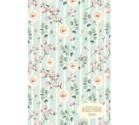 Agenda 2026: Planificateur hebdomadaire | Format de poche 10x15 cm | 1 semaine sur 2 pages | Couverture fleurie