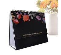 Agenda 2026 pour femme - Calendrier créatif avec fonction de vérification - Calendrier de bureau et calendrier mural - Planification mensuelle - Notes - Suivi des objectifs - Pour la maison, l'école