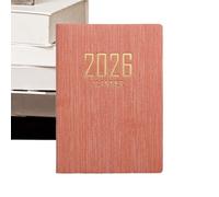 Agenda 2026 pour la gestion du temps, format A7, en anglais
