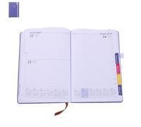 Agenda 2026 Pourpre en Papier, Planification Quotidienne et Hebdomadaire | Calendriers Annuels de Référence, Écriture Fluide, pour Enseignants, Voyages D'affaires et Échéances