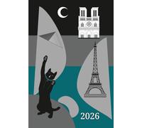 Agenda 2026 Promencat Edition Paris Petrolio | Carillon Colors Creations: Planner giornaliero 2026 con orari, citazioni e fasi lunari - 372 pagine in formato 6x9 (15,24 x 22,86 cm)