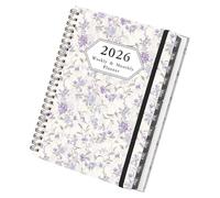 Agenda 2026 quotidien, sections multifonctionnelles, planification de voyage, agenda, carnet pour écrire en douceur au travail quotidien