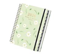 Agenda 2026, sections multifonctions quotidiennes, planification de voyage, journal intime, carnet pour écrire en douceur avec pages du calendrier, design léger, utilisation pratique