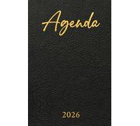 Agenda 2026 semainier: 1 semaine sur 2 pages, 12 mois de Janvier à Décembre, Format de poche A6 10x15 cm, Hebdomadaire en Français