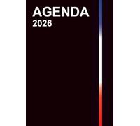 Agenda 2026: Semainier au format A5 : de lundi à dimanche, avec calendrier annuel, éphémérides, saints du jour et plages horaires de 6h00 à 21h00
