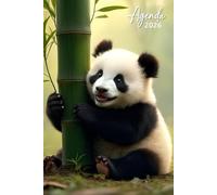 Agenda 2026 semainier: Panda - Planificateur hebdomadaire A5 | 2 Pages par Semaine | 12 Mois De Janvier À Décembre
