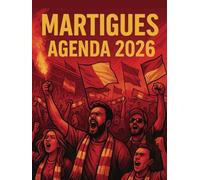 Agenda 2026 supporters football Martigues: semainier professionnel, 2 pages par semaine avec heure, format A4