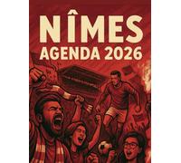 Agenda 2026 supporters football Nîmes: Semainier professionnel, 2 pages par semaine avec heure, format A4