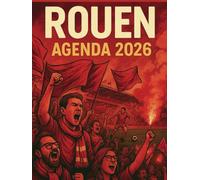 Agenda 2026 supporters football Rouen: Semainier professionnel, 2 pages par semaine avec heure, format A4