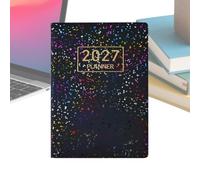 Agenda 2027 A7 Carnet de poche à écriture lisse | Agenda hebdomadaire portable 2027 pour enseignant, étudiant, maison, école, université, dortoir, bureau, voyage