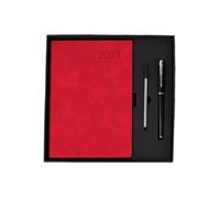 Agenda 2027 avec onglets, recharge stylo, épais A5, carnet esthétique | Planning hebdomadaire enseignant étudiant 2027 Maison, École, Université, Bureau, , Travail, Planning de Rendez-vous