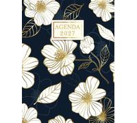 Agenda 2027 Giornaliera: A4 1 pagina per giorno | da Gennaio a Dicembre 2027 | 12 mesi | Formato grande ... Coperta con fiori