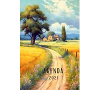 Agenda 2027: Petit format de poche, Semainier, Planificateur hebdomadaire, Format 10x15 cm, 116 pages sur papier crème 90g/m², paysage de Provence