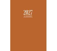 Agenda 2027 Semainier: A4 Planificateur Professionnel | 1 Semaine sur 2 Pages | 12 Mois de Janvier à Décembre | Grand Format