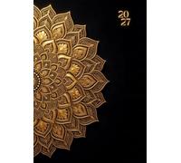 Agenda 2027 Semainier A5 Vertical: Mandala | 1 Semaine sur 2 Pages | Planificateur Hebdomadaire 12 Mois de Janvier à Décembre en Français | Couverture ... avec Horaire pour Rendez-Vous | Konomolok.